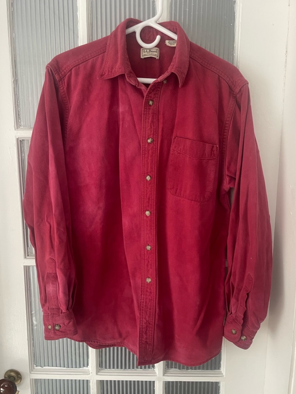 VINTAGE Men’s L.L.Bean Button Down Chamois Cotton Shirt
